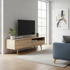 Lowboard Grazy aus Eiche teilmassiv