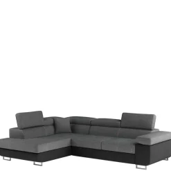 L-Schlafsofa in Grau und Schwarz - Vichada