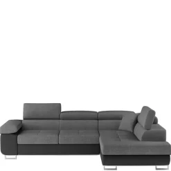 L-Schlafsofa in Grau und Schwarz - Vichada