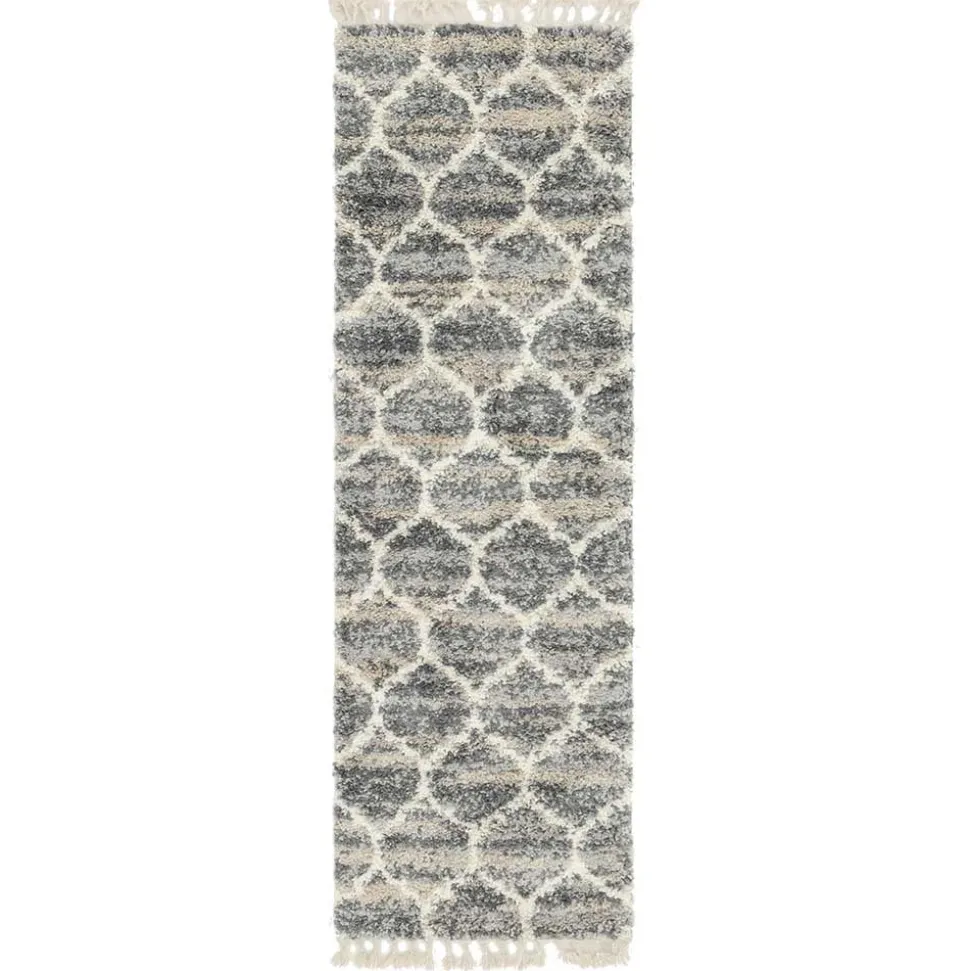 Läufer mit Fransen und Kachelmuster - Kalabria