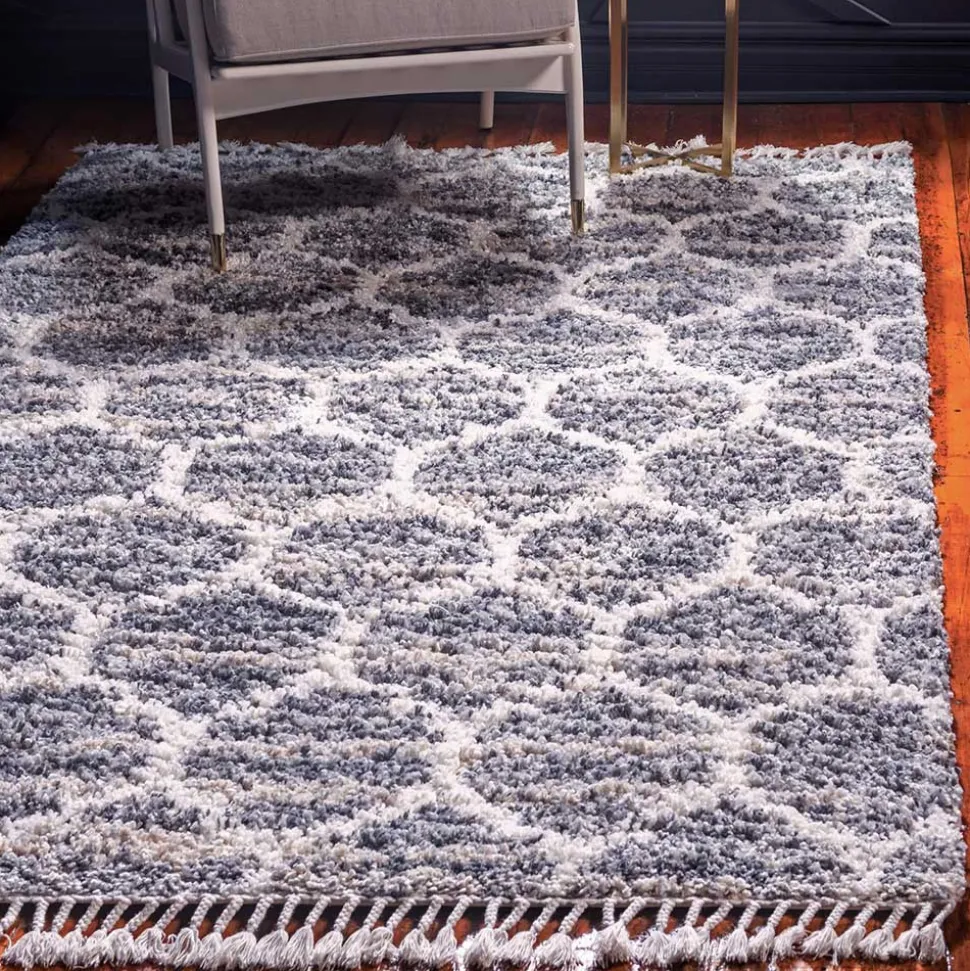 Läufer mit Fransen und Kachelmuster - Kalabria