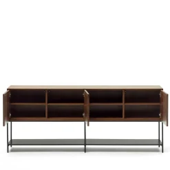 Luftig gestaltetes Sideboard in Nussbaum - Milena