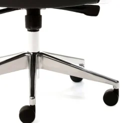 Luxus Bürostuhl aus Echtleder Schwarz - Dario