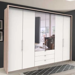 3m Topp Kleiderschrank 3-türig mit Spiegel - Vaclyn