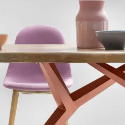 Mangoholz Essenstisch mit Eisengestell - Cemza