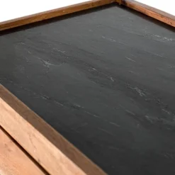 Mangoholz Kommode mit Marmorplatte - Rasvanna