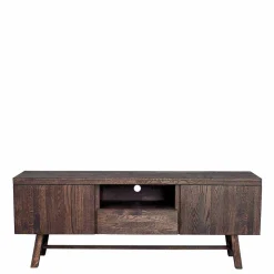 Markantes Retro TV Board aus Eiche dunkel - Vedraza