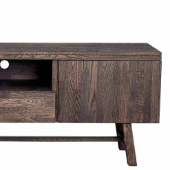 Markantes Retro TV Board aus Eiche dunkel - Vedraza