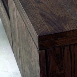 Markantes Retro TV Board aus Eiche dunkel - Vedraza