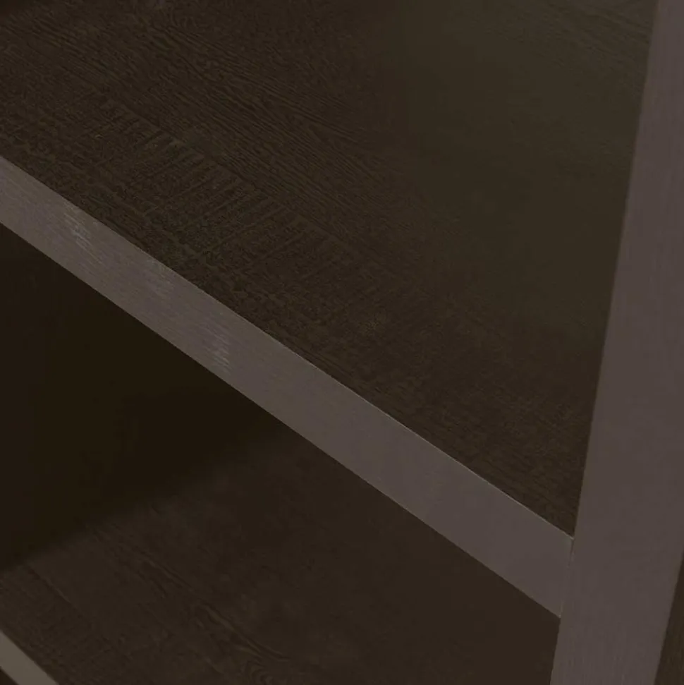 Markantes Standregal in Dunkelbraun - Belpasso