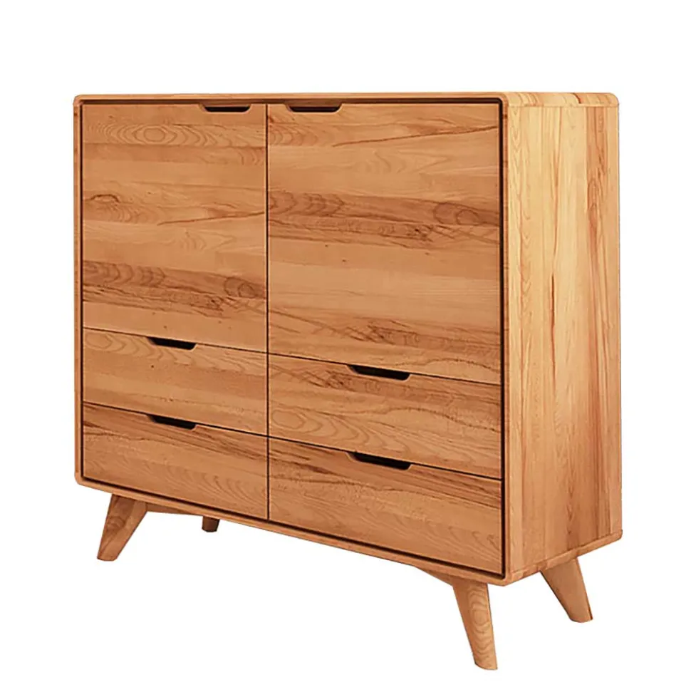 Massive Kernbuche Kommode 90x92x45 cm - Junola