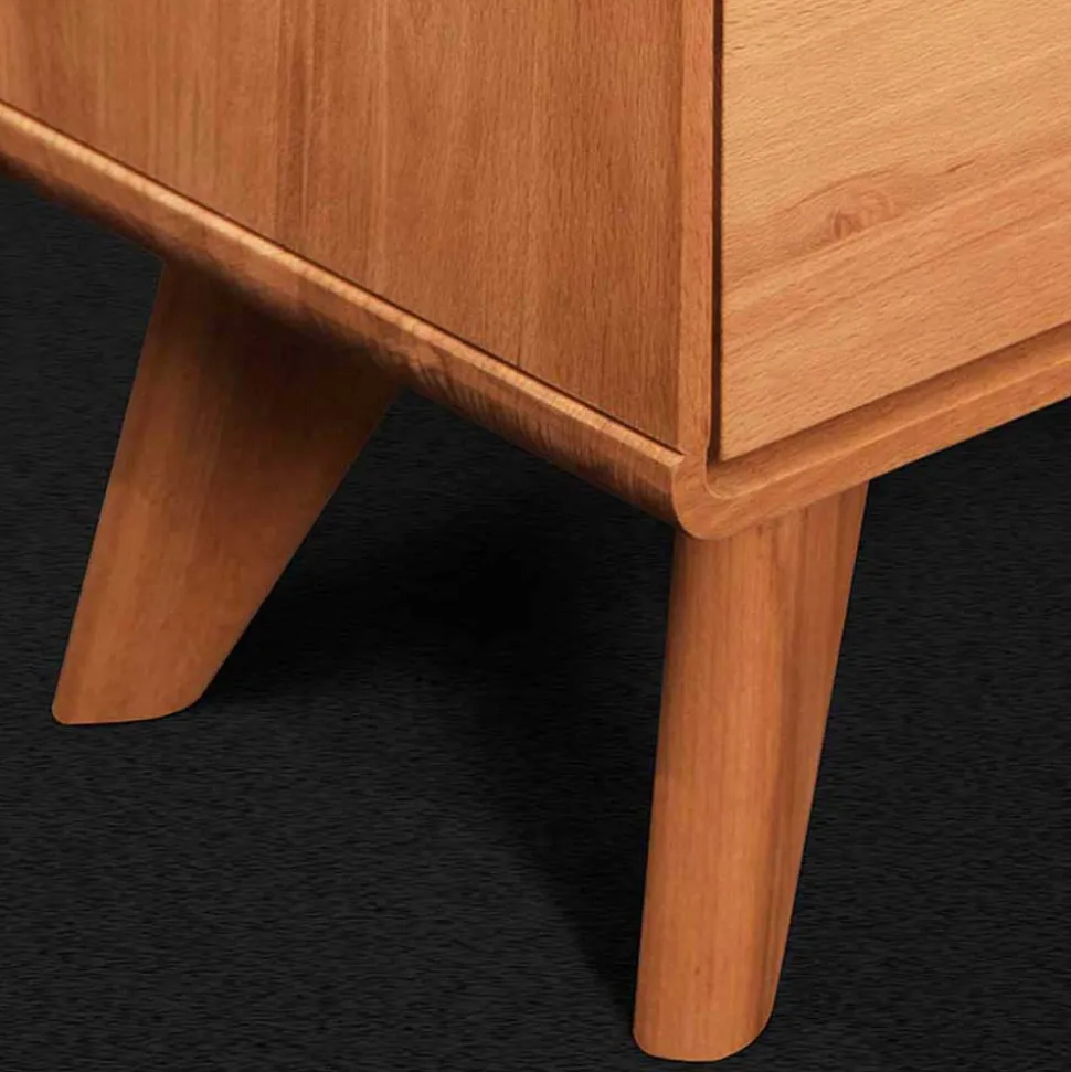 Massive Kernbuche Kommode 90x92x45 cm - Junola