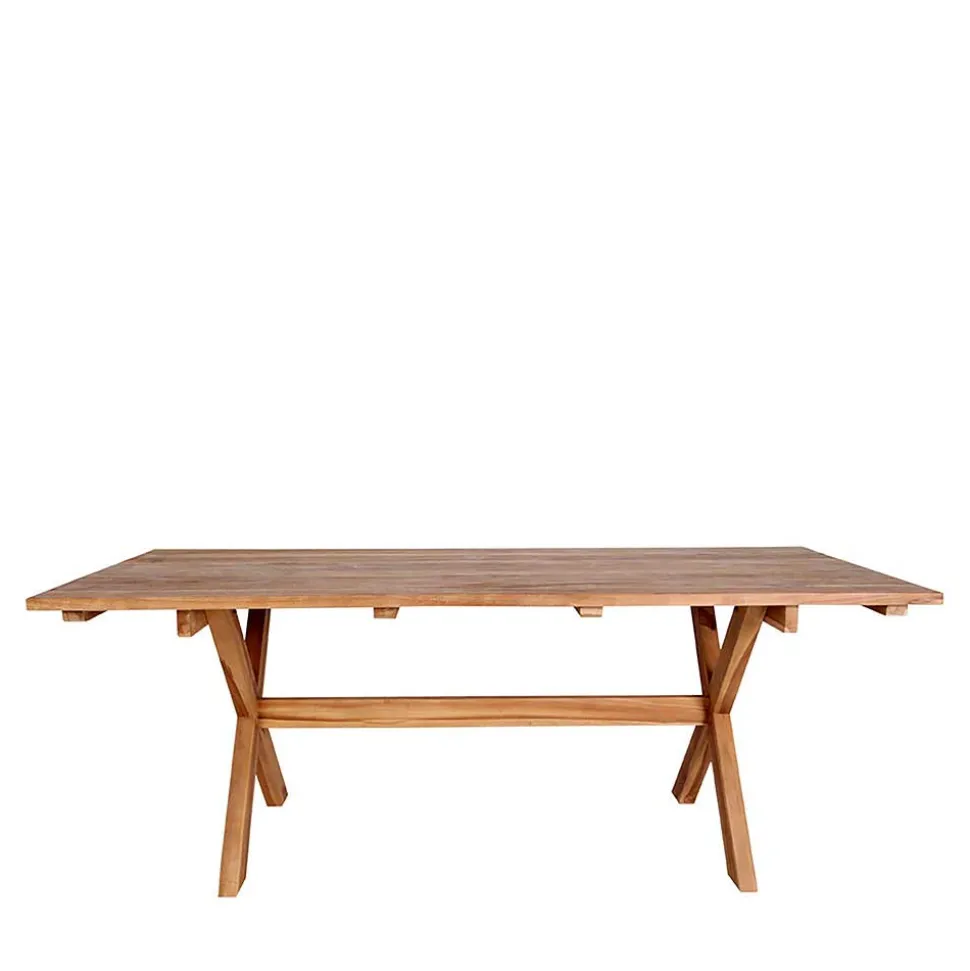 Massiver Gartentisch aus Teak Recyclingholz - Mailandro