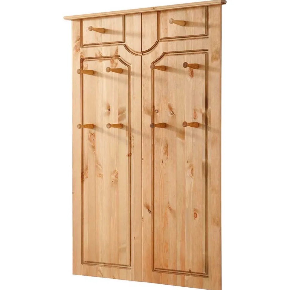 Massives Dielenmöbel Set im Landhausstil - Edranov (vierteilig)