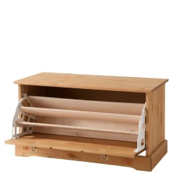 Massives Dielenmöbel Set im Landhausstil - Edranov (vierteilig)