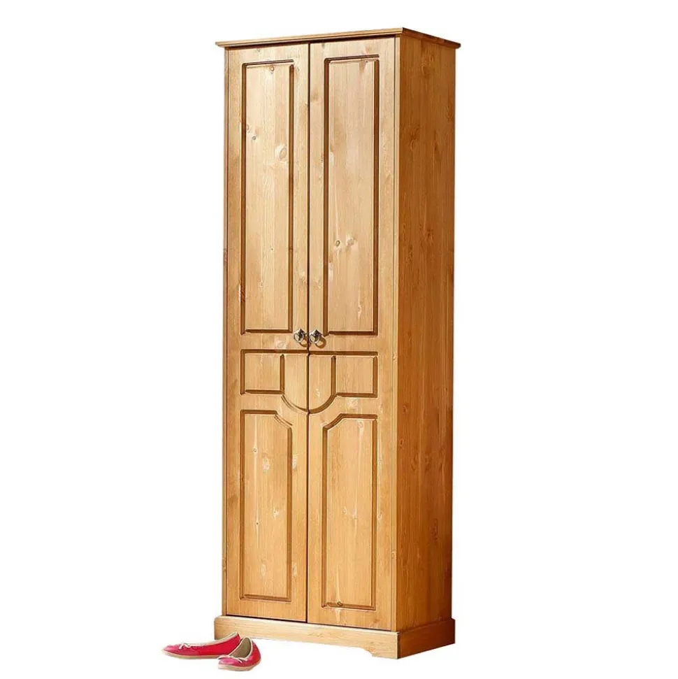 Massives Dielenmöbel Set im Landhausstil - Edranov (vierteilig)