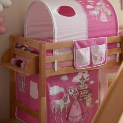 Massives Mädchen Rutschebett aus Buche Natur - Haikon