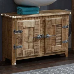 Massivholz Badmöbel aus Mango - Suennas (fünfteilig)