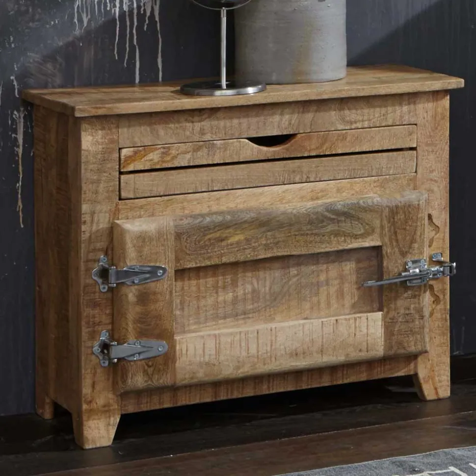 Massivholz Badmöbel aus Mango - Suennas (fünfteilig)