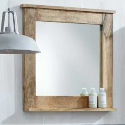 Massivholz Badmöbel aus Mango - Suennas (fünfteilig)