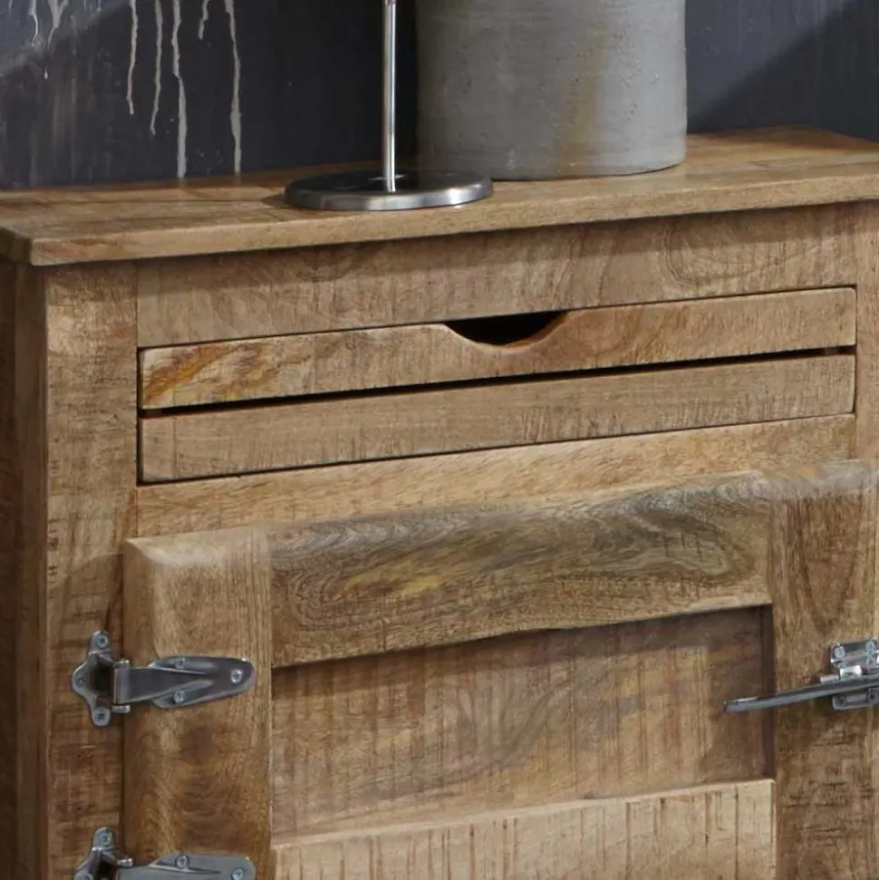 Massivholz Badmöbel aus Mango - Suennas (fünfteilig)