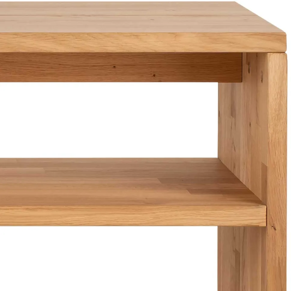 Massivholz Bettbank mit Ablage - Emangov