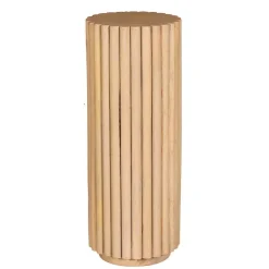 Massivholz Blumensäule aus Mangobaum - Marzias