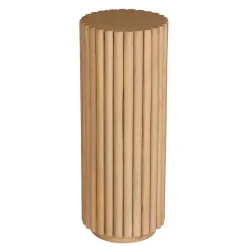 Massivholz Blumensäule aus Mangobaum - Marzias