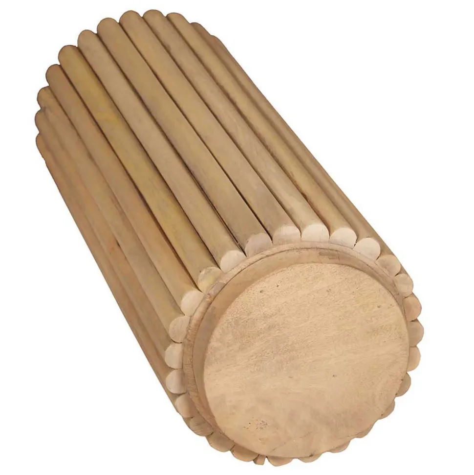 Massivholz Blumensäule aus Mangobaum - Marzias