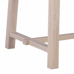 Massivholz Designer Tisch in White Wash - Dioca