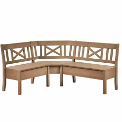 Massivholz Eckbank Giurgia aus Kiefer Landhaus