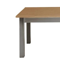 Massivholz Esstisch Ziamora in Grau Kiefer