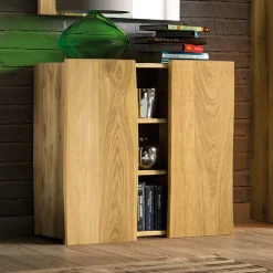 Massivholz Flurmöbel Set aus Eiche - Avidora (vierteilig)