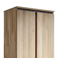 Massivholz Garderobenschrank Leyrina aus Kernbuche geölt
