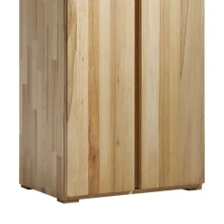 Massivholz Garderobenschrank Leyrina aus Kernbuche geölt