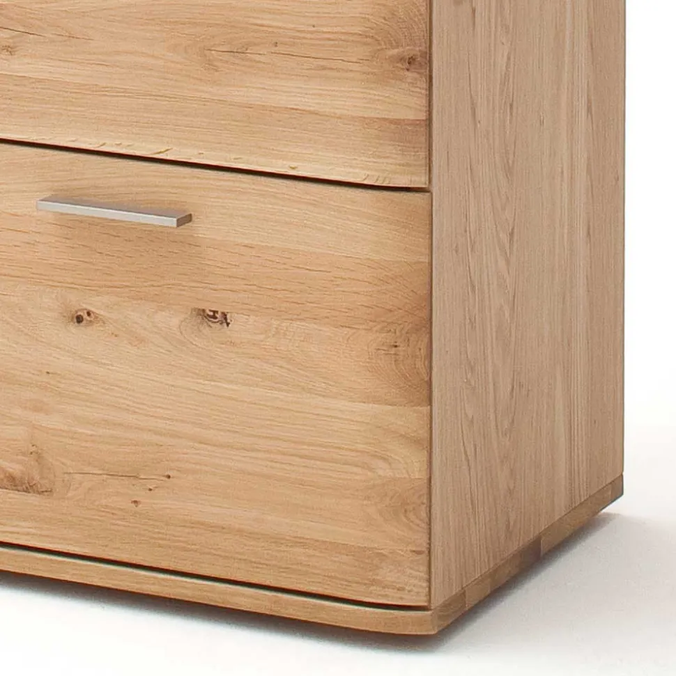 Massivholz Hochkommode aus Eiche - Mabasa