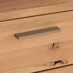 Massivholz Hochkommode aus Eiche - Mabasa