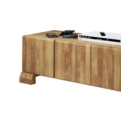 Massivholz Lowboard Vaskov aus Wildeiche geölt