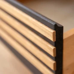 Massivholz Nachtkommode aus Eiche zweifarbig - Agusto