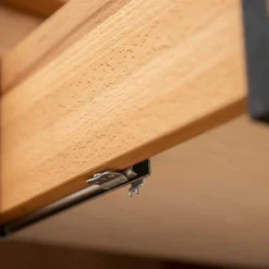 Massivholz Nachtkommode aus Eiche zweifarbig - Agusto