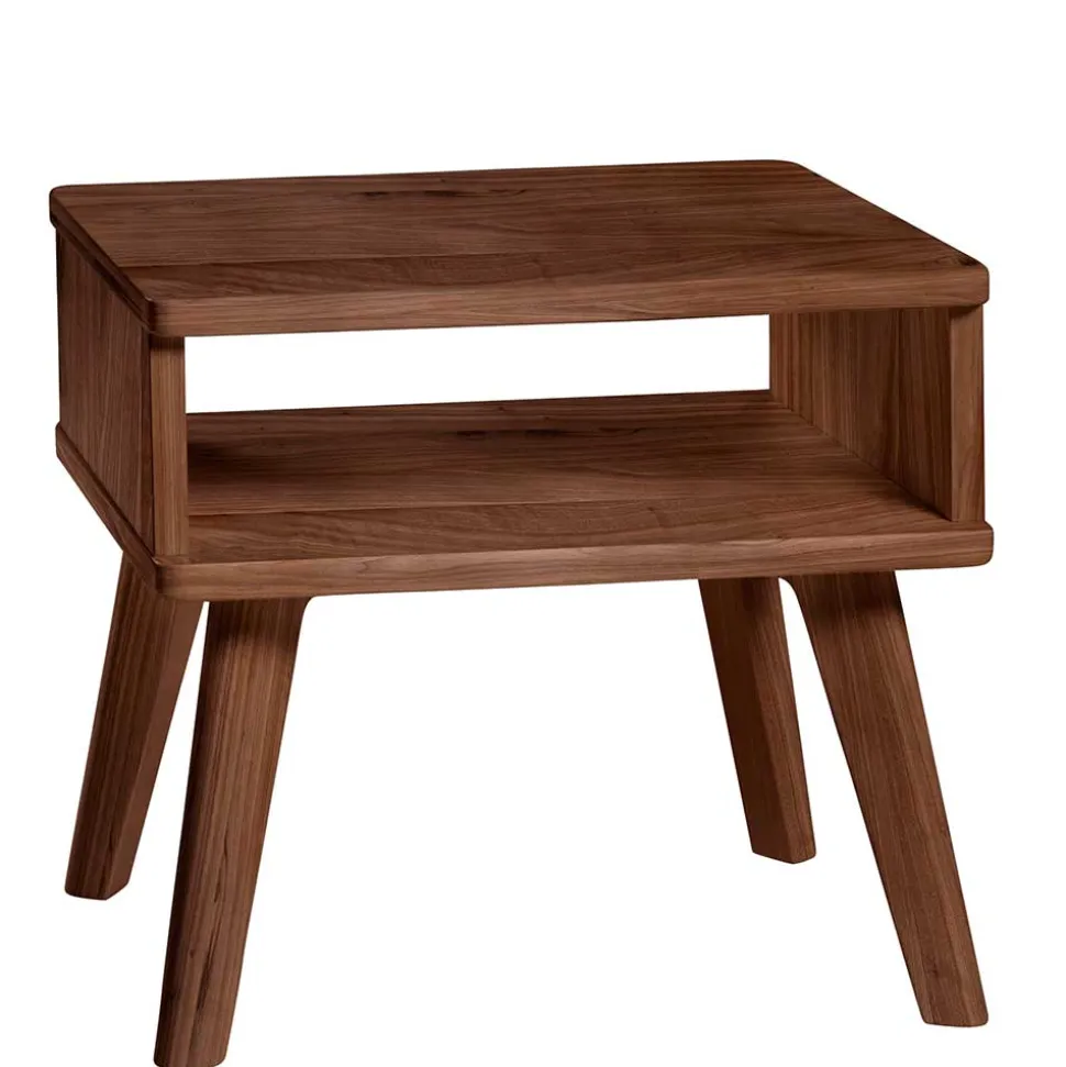 Massivholz Nachtkonsole aus Nussbaum - Bordona