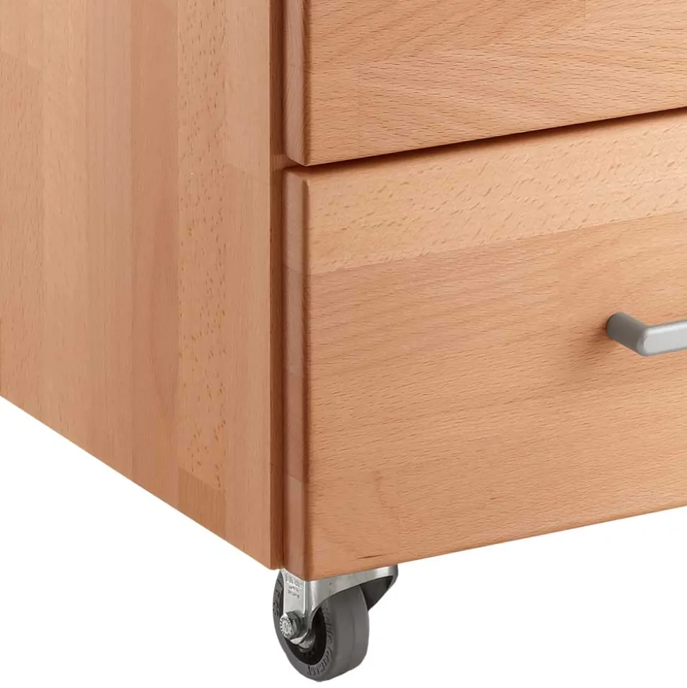 Massivholz Rollcontainer aus Buche - Bash