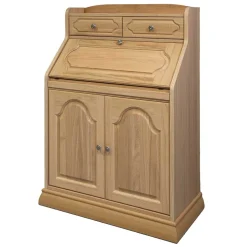 Massivholz Sekretär aus Eiche geölt - Catuella