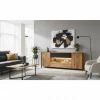 Massivholz Sideboard - modern mit LED Licht - Viligrana