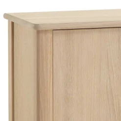Massivholz Sideboard in Eiche Bianco - Vangus