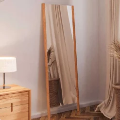 Massivholz Standspiegel aus Wildbuche - Indrya