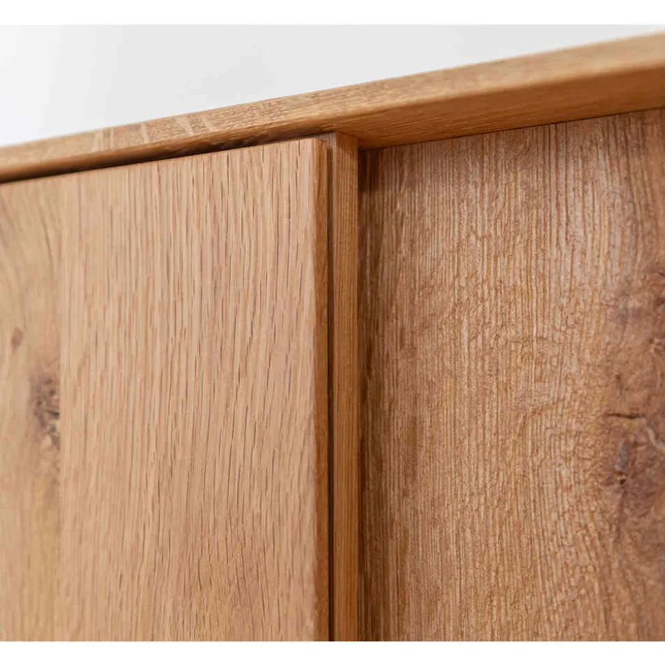 Massivholz TV Kommode mit LED Beleuchtung - Cocondar