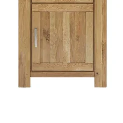 Massivholz Vitrine Ladressa aus Wildeiche geölt