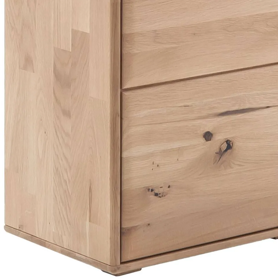 Massivholz Vitrine mit LED Beleuchtung - Azzurian