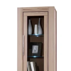 Massivholz Vitrine Thivios aus Wildeiche